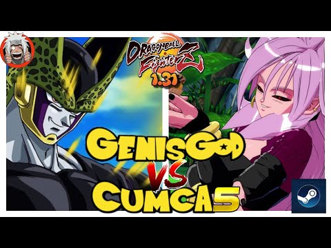 DBFZ Cumca5 vs GenisGod - (Hit, Cell, GokuSSJ) vs (GokuSSB, Hit, A21) Ver 1.31