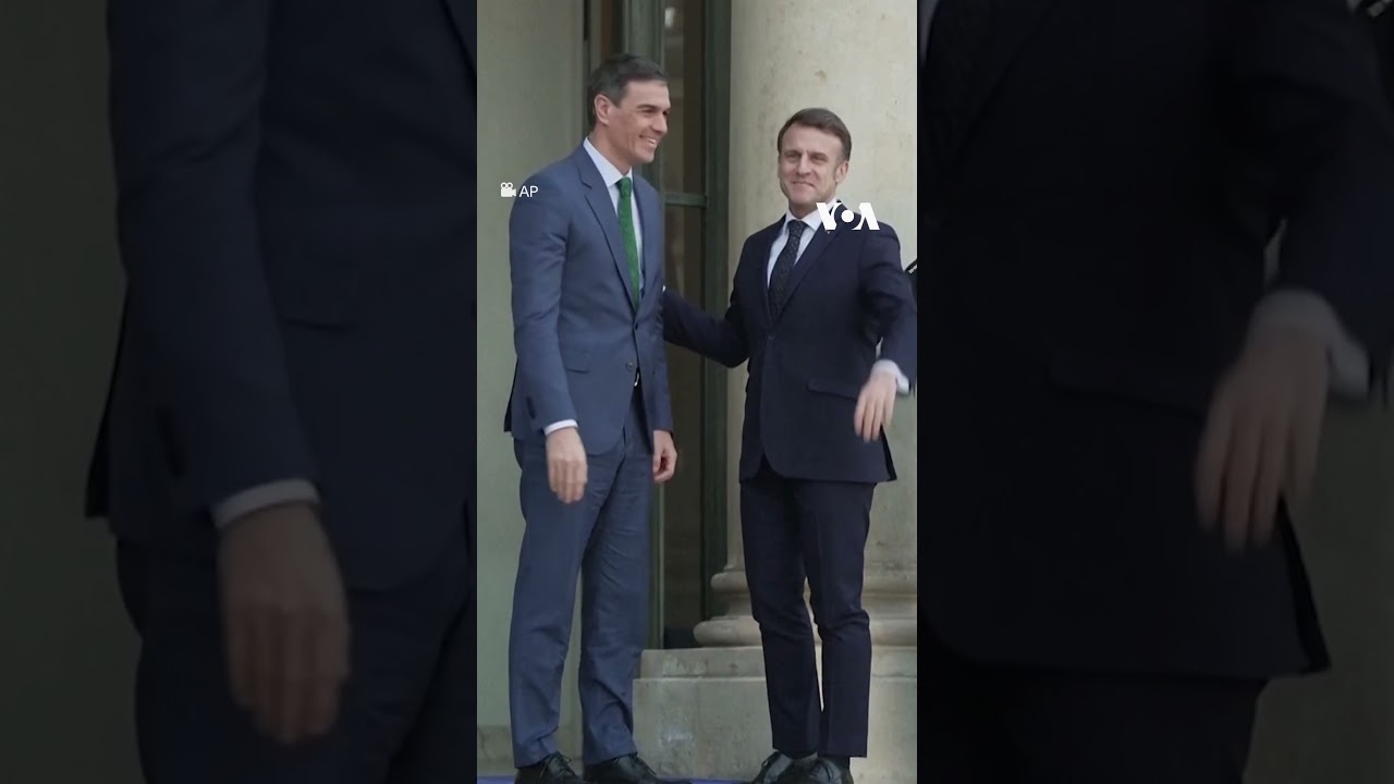 European leaders arrive at Elysee Palace in Paris for talks on Ukraine | VOA News