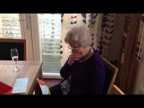 Nana opening awesome Christmas present