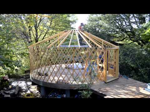 2013 Yurt Construction - Day 7