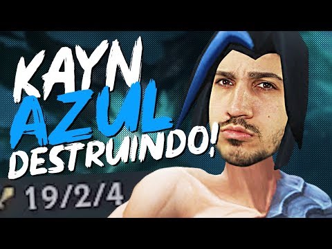 KAYN AZUL É APELÃO DEMAIS! OLHA O DANO DISSO