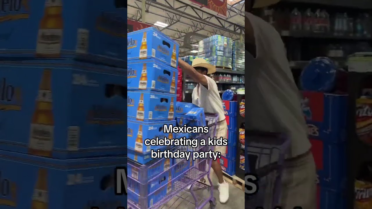 Mexicans celebrating a kids birthday party 😂🇲🇽 #shorts