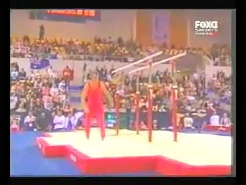 Dan Nicolae Potra (ROM) - Parallel Bars AA @ Aarhus World Championships 2006