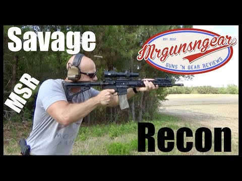 Savage MSR 15 Recon AR-15 Rifle Review (HD)