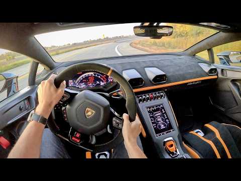 The Lamborghini Huracan STO is my new Favorite Supercar - POV Sunrise Drive