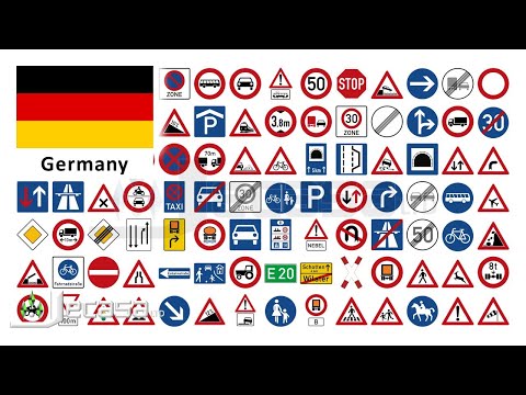 Traffic-Road Signs in Germany (Berlin, Hamburg, Munich, Cologne, Frankfurt) | Learning English
