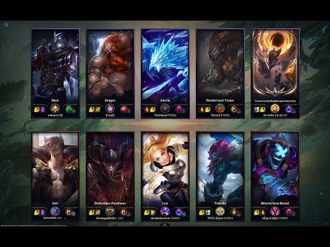 League of Legends - Malphite vs Brand - Full Gameplay - DARK STAR MALPHITE PRESTIGE EDITION