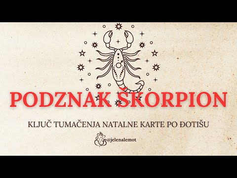 TAJNE PODZNAKA ŠKORPION po Đotišu @jelenastojiclemot #astrologija #đotiš #podznak #škorpion