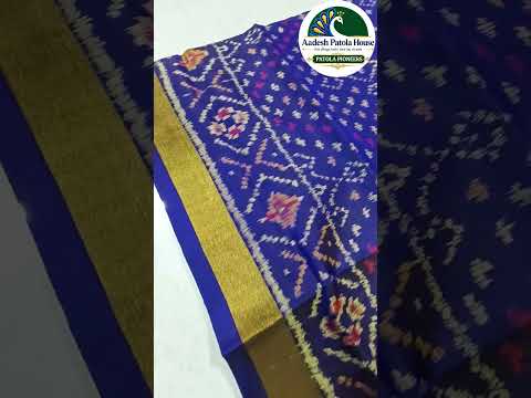 Blue Butti Motifs Single Ikat Dress Dupatta