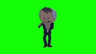 Mr. Boss dancing (after credits version) — Smiling Friends green screen