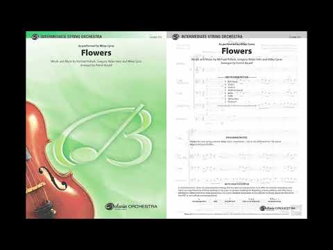 Flowers, arr. Patrick Roszell – Score & Sound