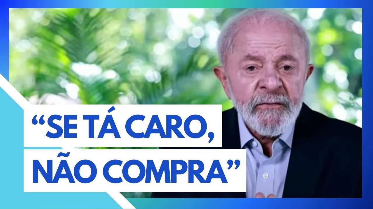 LULA PEDE PARA POPULAÇÃO NÃO COMPRAR ALIMENTOS CAROS