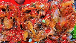 Mukbang Giant Super Spicy Boiled Pig Head | Realistic Eating Show