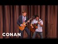 Conan And Jack Black's Guitar Battle | CONAN on TBS