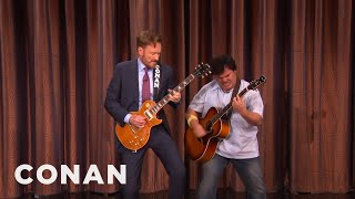 Conan And Jack Black's Guitar Battle  - CONAN on TBS