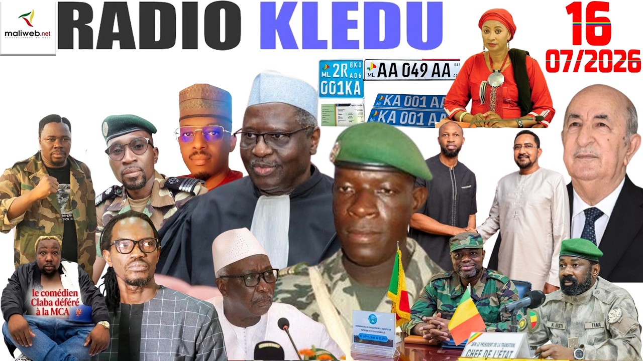 La Revue de Presse de la RADIO KLEDU du 16 Juillet 2026