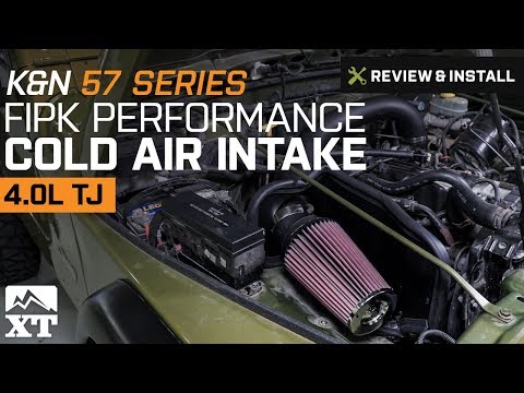 Jeep Wrangler K&N 57 Series FIPK Performance Cold Air Intake (1997-2006 4.0L TJ) Review & Install