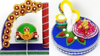 2 Very Beautiful Janmashtami Special decoration Ideas- Krishna Jhula DIY | Krishna Makhan Decoration