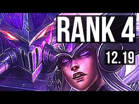 KASSADIN vs SYNDRA (MID) | Rank 1 Kassadin, Rank 4, 10/2/4, Dominating | TR Challenger | 12.19