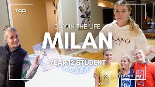 Day in the Life of a Year 12 Student | Athletics Day and Study Sessions | Milan | Episode 3