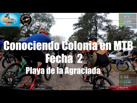 Conociendo Colonia en MTB - Fecha 2 - Playa de la Agraciada