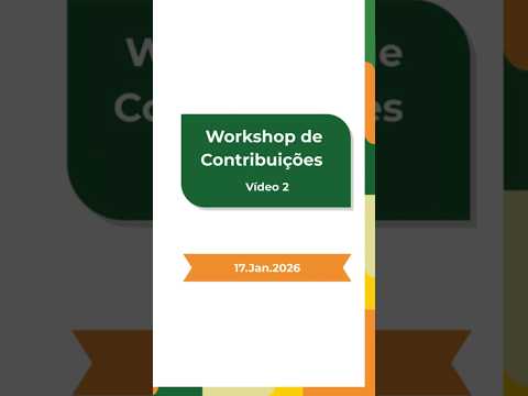 Workshop de Contribuições do Plano Diretor  - 17.01.2026