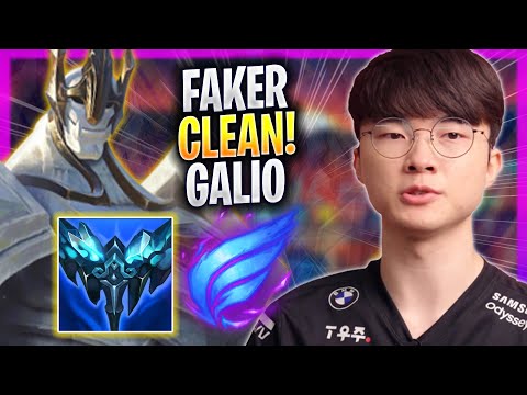 FAKER IS SO CLEAN WITH GALIO! - T1 Faker Plays Galio MID vs Ahri! | Season 2023
