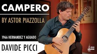 Davide Picci performs 'Campero' by Astor Pizzolla on a 1966 Hernandez y Aguado classical guitar