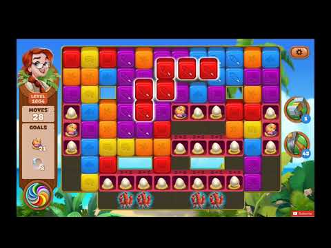 Lost Island Blasd Adventure Level 1664 NO BOOSTERS - A S GAMING ✔