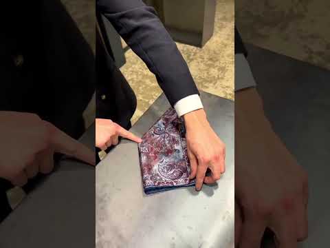 Master the Art of Folding a Pocket Square | Elevate Your Style #PocketSquarePerfection #StyleTips