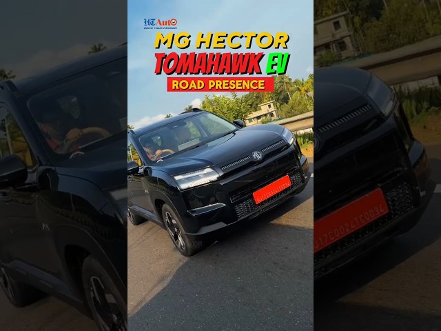 MG Hector Tomahawk EV: Road Presence