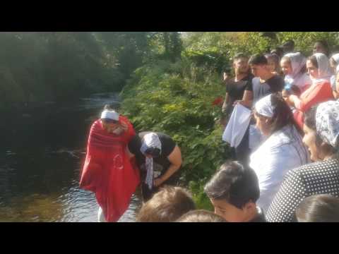 Botez in biserica Muntele Sionului Hagen (25.09.2016)