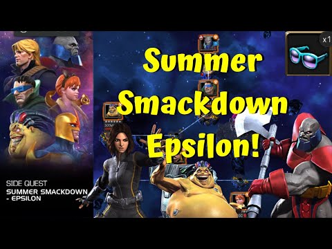 Summer Smackdown Boss Rush Epsilon! First Attempt Live! - Marvel Contest of Champions