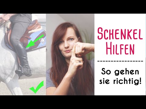 Die Schenkelhilfen beim Reiten - So gibst Du sie richtig!