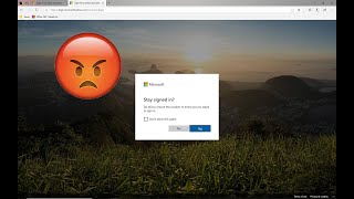 Stop Office 365 Automatic Login