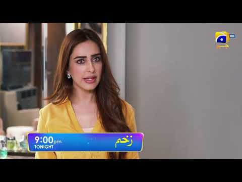 Zakham Episode 44 Promo | Sehar Khan | Aagha Ali | Tonight at 9:00 PM only on Har Pal Geo