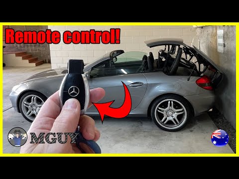 How to Operate the Roof on a Mercedes SLK with the KEY!! | MGUY Australia