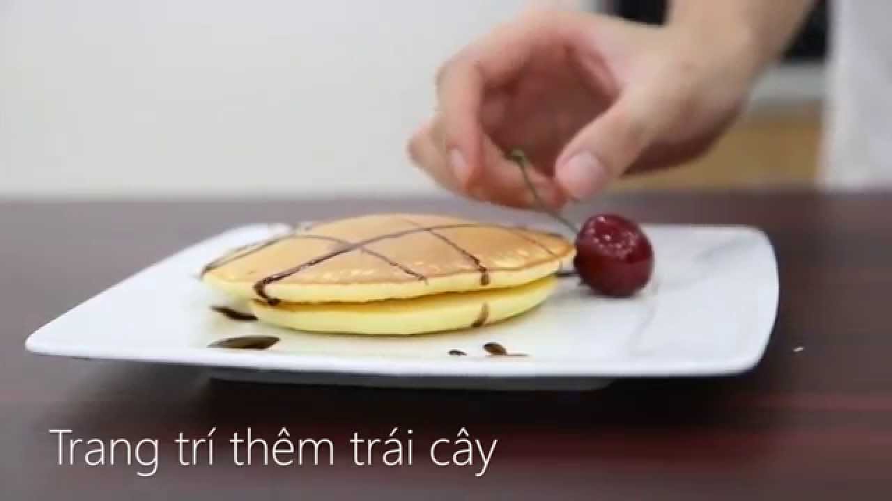Bánh pancake bằng chảo chống dính