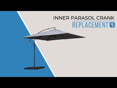 How do I replace the INNER PART OF THE HANDLE on my PARASOL?