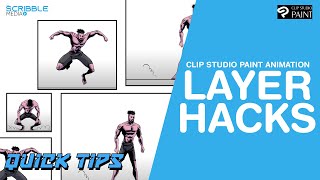 How to Setup Animated Layers in Clip Studio Paint | The Scribble Media Quick Tips