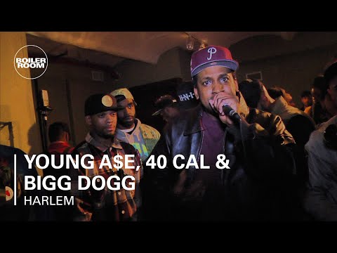 Young A$e, 40 Cal & Bigg Dogg Cypher - Boiler Room Rap Life Harlem