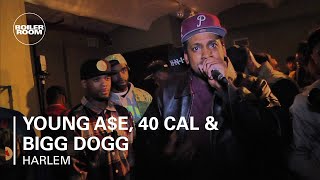 Young A$e, 40 Cal & Bigg Dogg Cypher - Boiler Room Rap Life Harlem