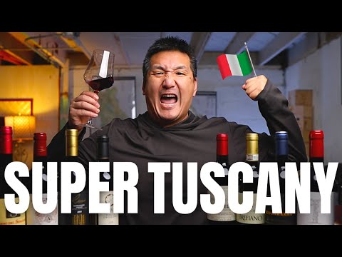 10 Super TUSCAN red wines YOU should know!!! (Blind Tasting)