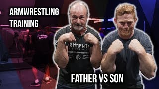 Armwrestling Training | Father Vs Son