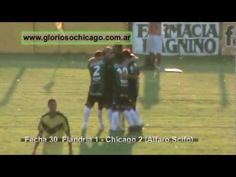 Flandria 1 - Nueva Chicago 2 ( goles Alfaro y Scifo) Fecha 30 1ºB 2011-2012