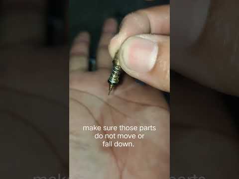 Yamaha Virago XV535 CV Carb air/fuel ratio adjuster screw installation tips #motorcycle #carburetor