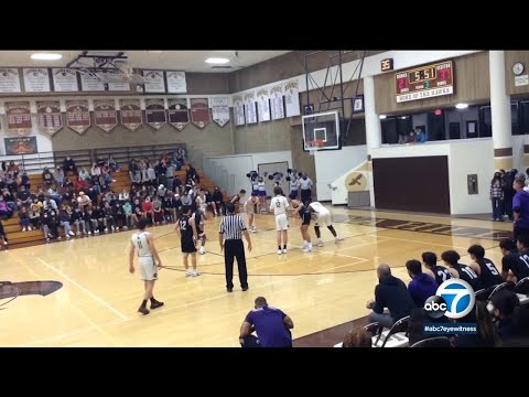 Laguna Hills student hurls racist slurs at player during high school basketball game | ABC7
