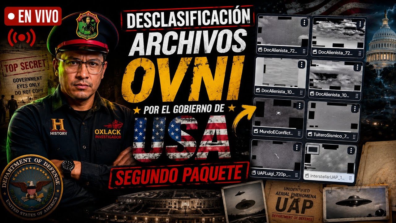 NUEVA DESCLASIFICACIÓN OVNI  / Oxlack Investigador