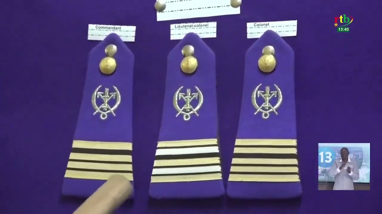 65e anniversaire des Forces Armées Nationales : Zoom sur les grades de l’Armée