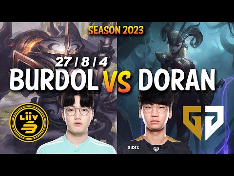 LSB Burdol vs Gen Doran - Burdol JAX vs Doran CAMILLE Top - KR Ranked